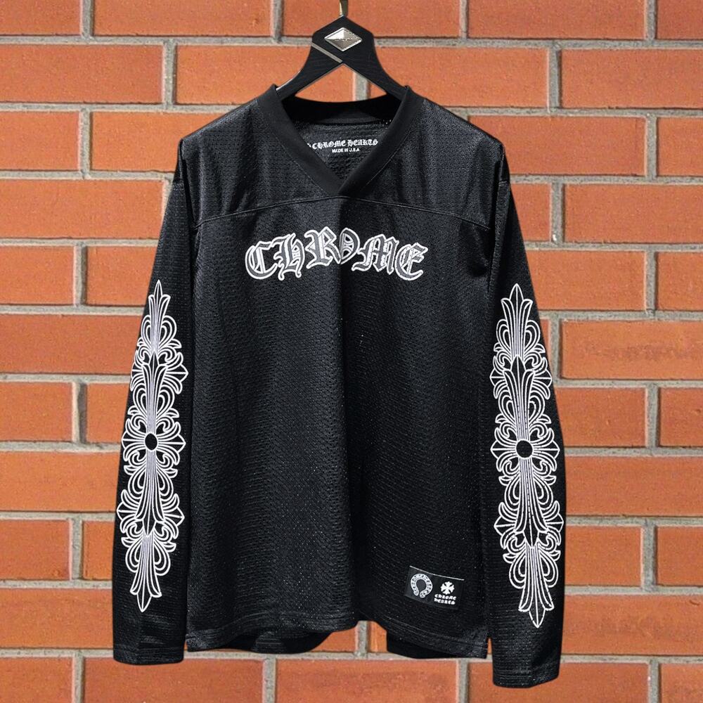 Chrome Hearts Classic Black Long-Sleeve Shirt